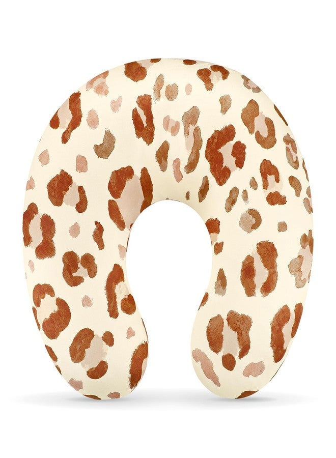 GFU Nursing Cover for Boys and Girls, Breastfeeding Case for Newborn, Soft Baby Breastfeeding Slipcover Colourful Brown Leopard Print, Stretchy Feeding Cover (Cover Only) - Image 1